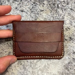 Handmade Genuine Leather Flap Wallet